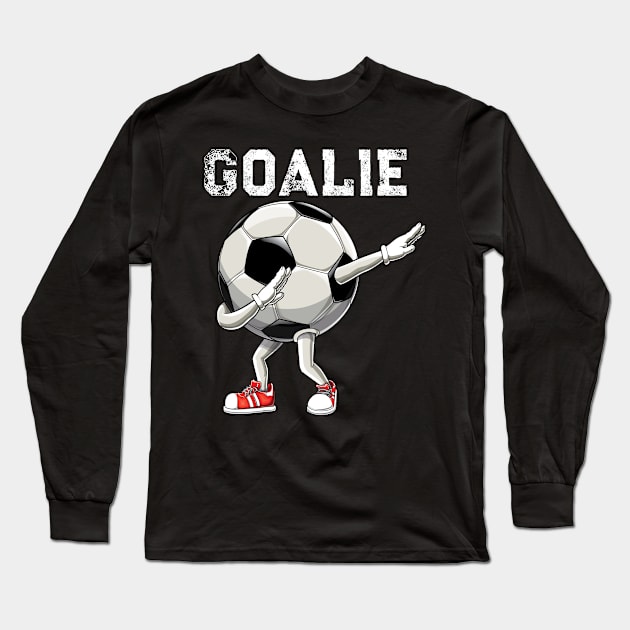 Dabbing Soccer football Goalkeeper- Dab Goalie funny Long Sleeve T-Shirt by tmuzaa